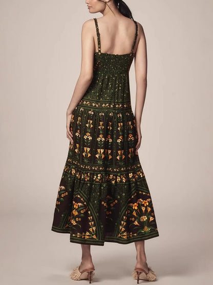 Strappy Sleeveless Midi Dress