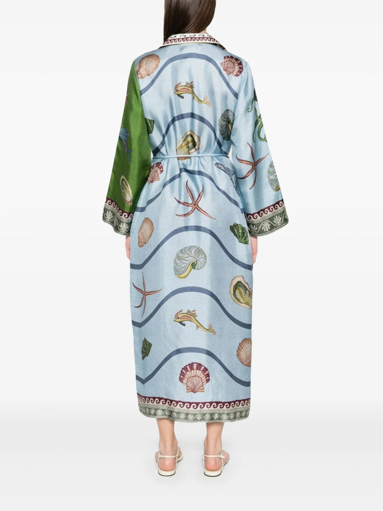 Relaxed Fit Linen Gown
