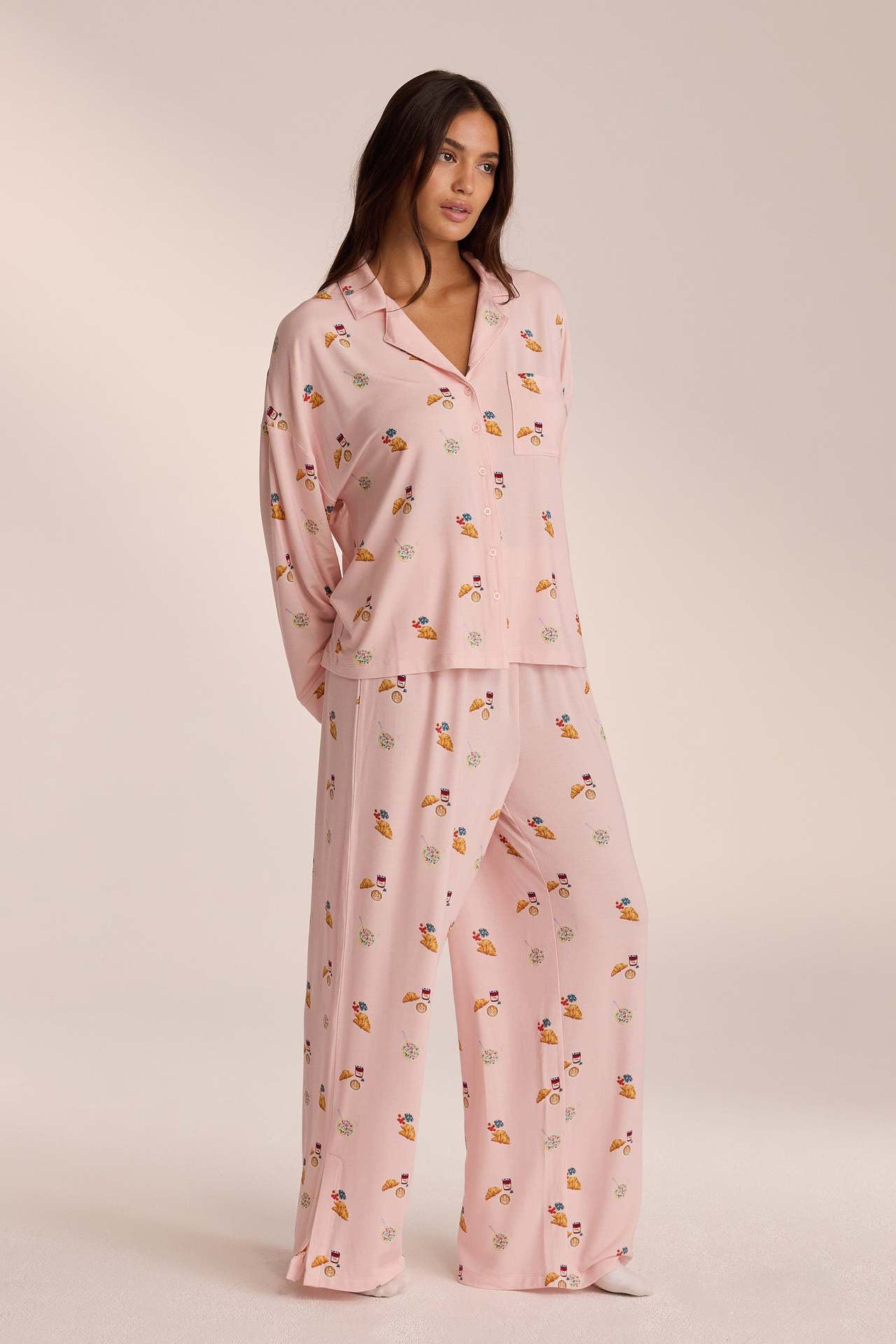 Food Print Pajama Set