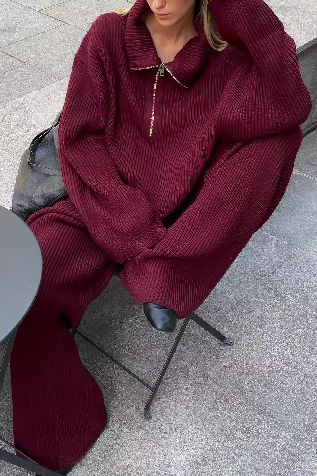 Sweater Top And Pants Set