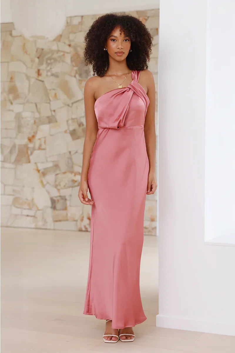 Greta Maxi Dress - Baked Rose