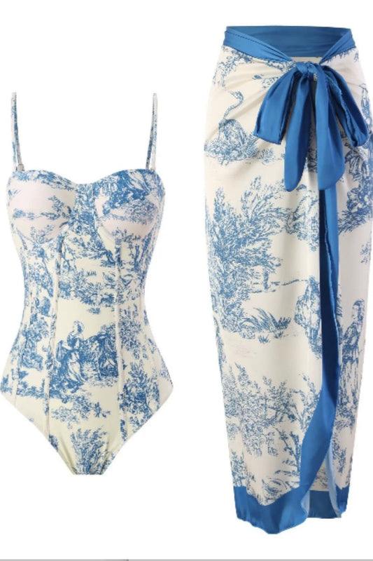 Tight and Thin Retro Sunscreen Swimsuit