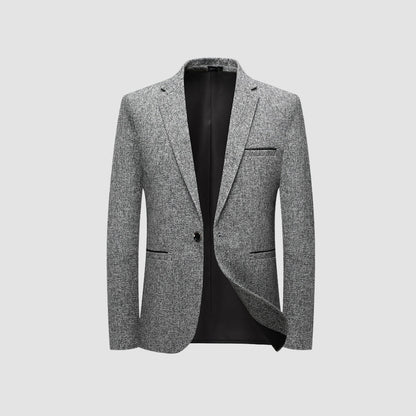 Single-Breasted Suit Jacket | Slim Fit | Smart Casual Cut