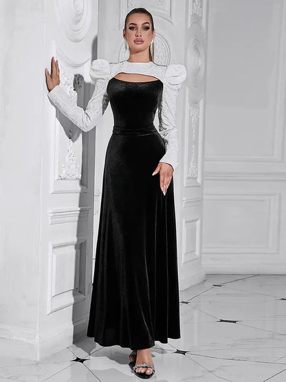 New Hollow Neck Bodycon Dress