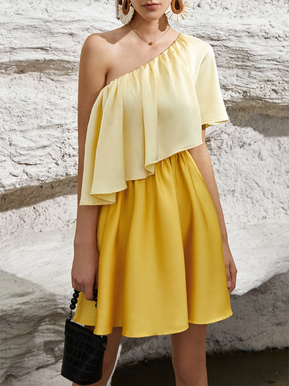 Artistic Panel Mini Dress