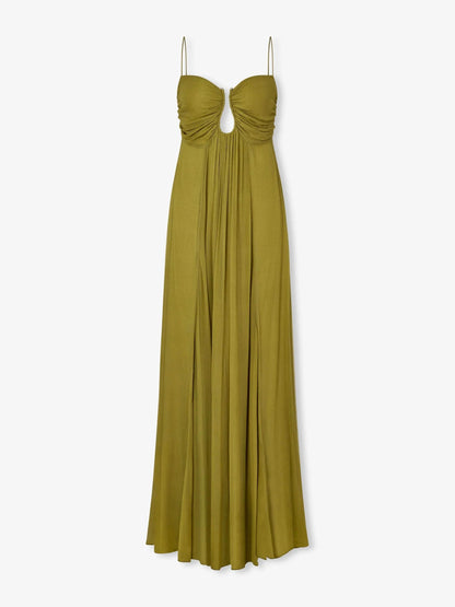 Flou Olive Morea Maxi Dress