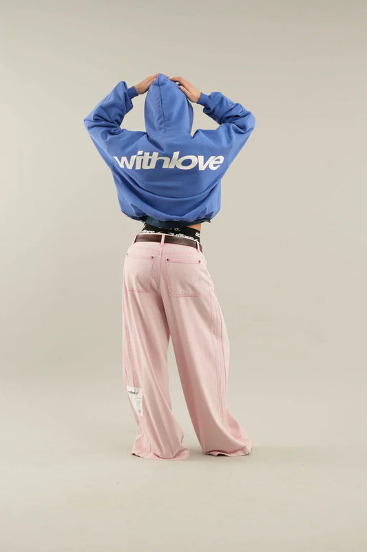 The viral "WITH LOVE" Hoodie Blue