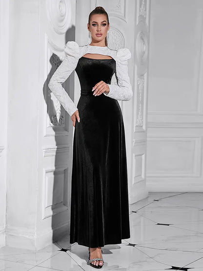 New Hollow Neck Bodycon Dress