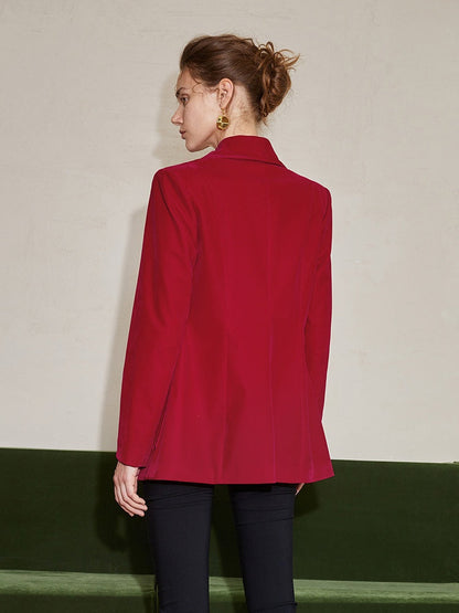 Bright Red Career Blazer