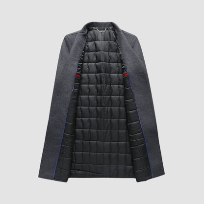 Wool Overcoat | Slim Fit Single-Breasted | Suit Collar