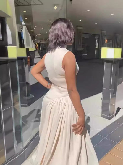 Structured Bustier Maxi Dress