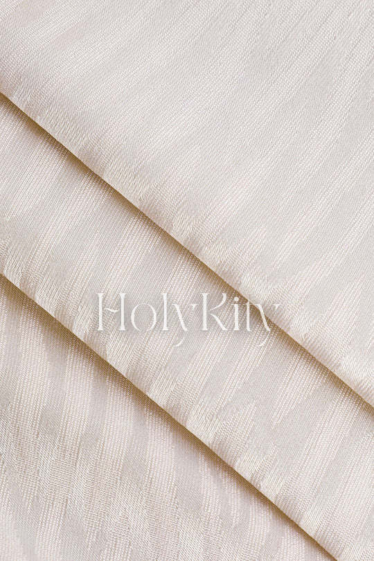 Jacquard Satin Tie Hem Crop Blouse