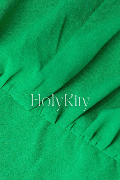 Knot Hem Long Sleeve Shirt