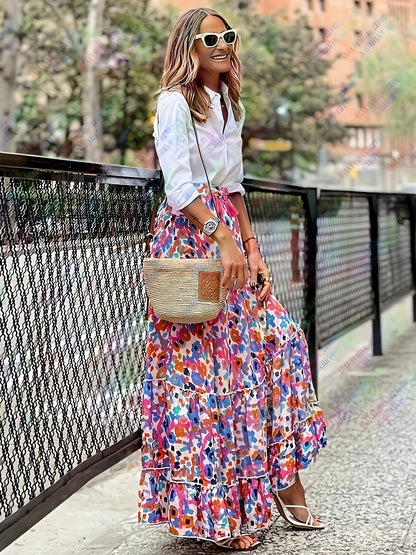 Floral Half Dress