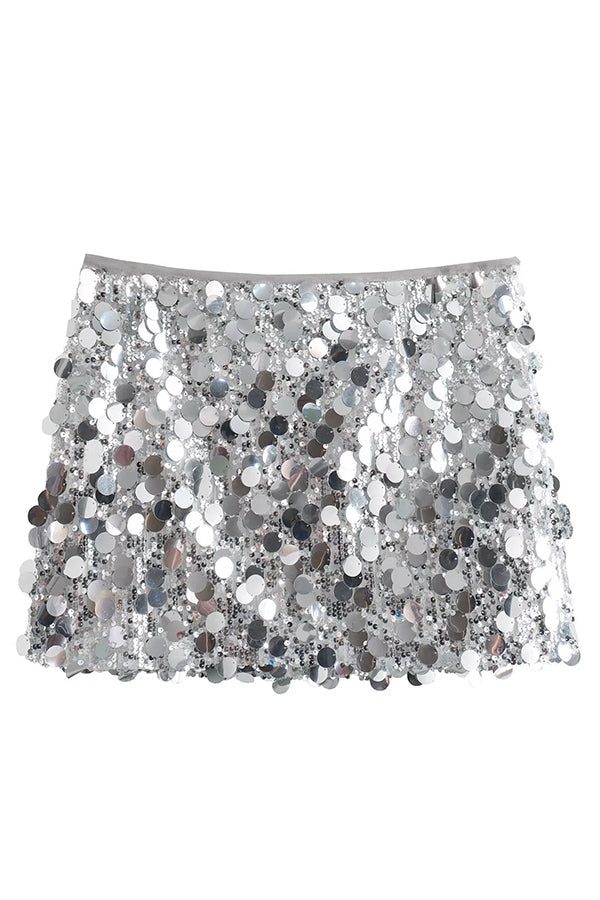 Fashion Sequin Sexy Slim Mini Skirt