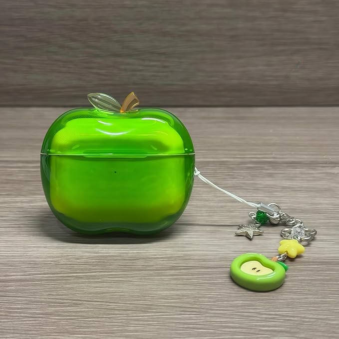 Apple Shaped Airpods Clear Case