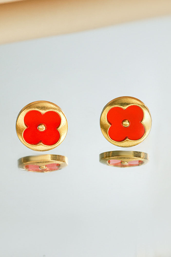 Unique Clover Stud Earrings