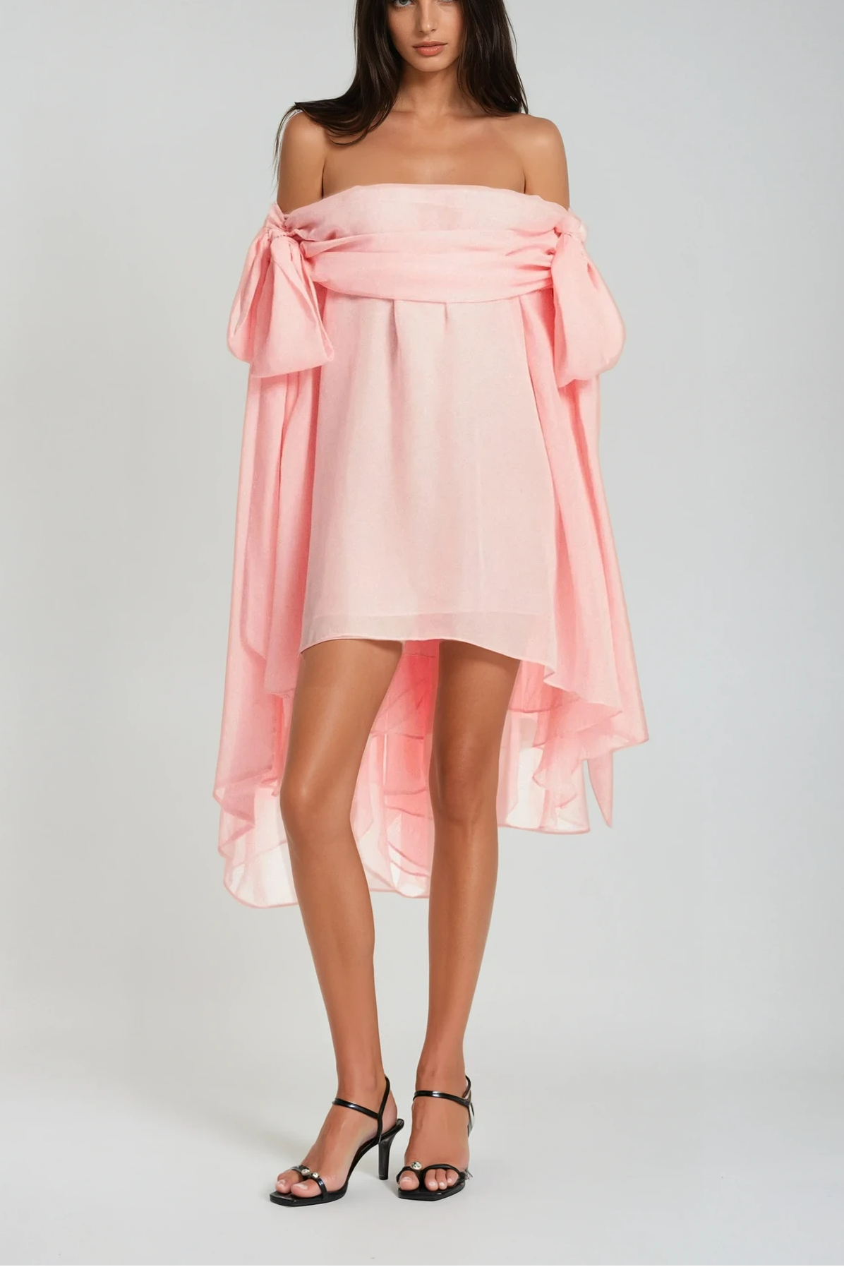 Bejama Off Shoulder Mini Dress & Shorts Set