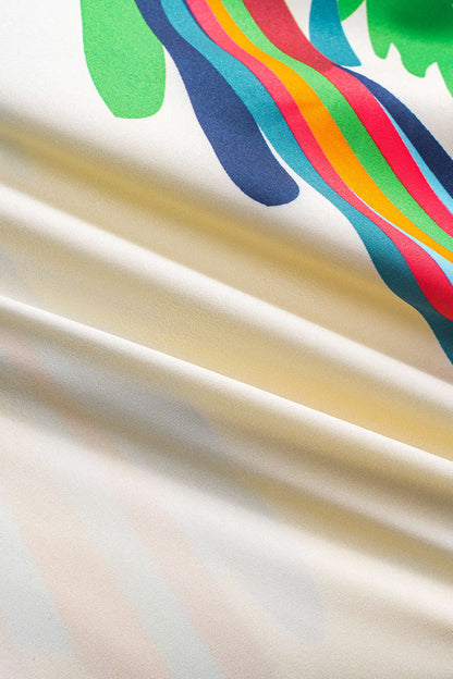 Floral Print Top And Skirt Set