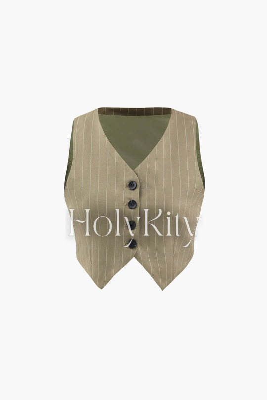 Pinstripe Waistcoat