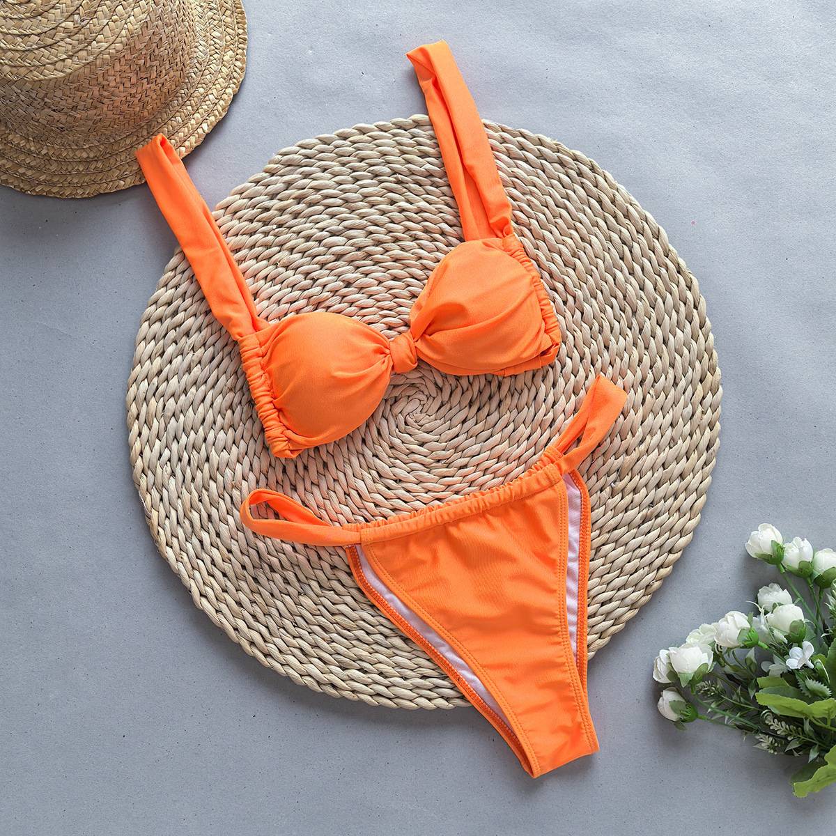 Printed Bikini Two-Piece Set