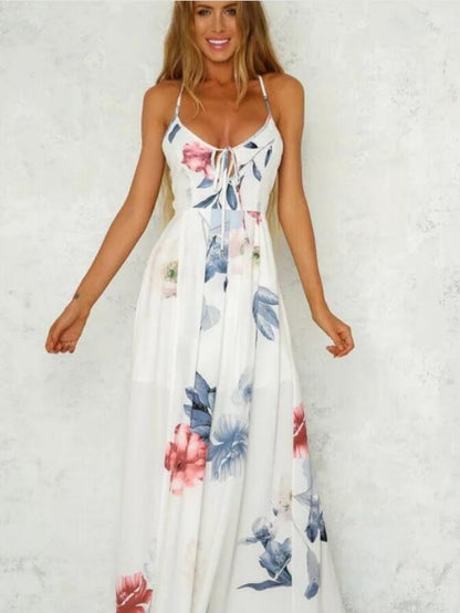 Bohemian Print Maxi Dress