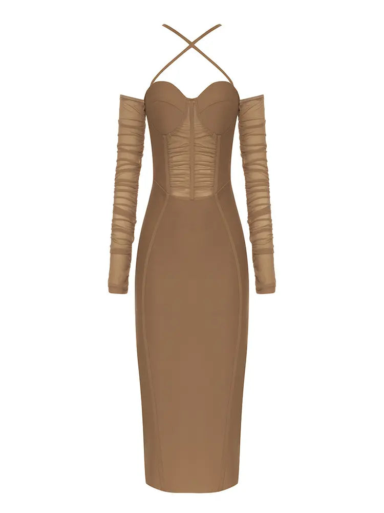 Sexy Off-Shoulder Backless Dress