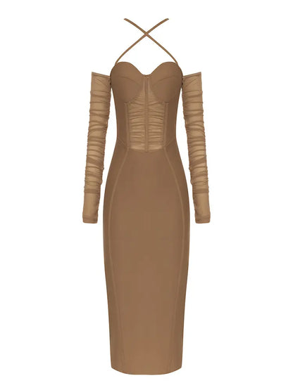 Sexy Off-Shoulder Backless Dress