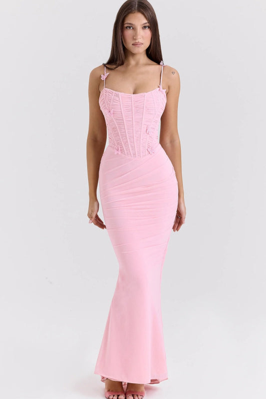 Romola Appliqué Maxi Dress