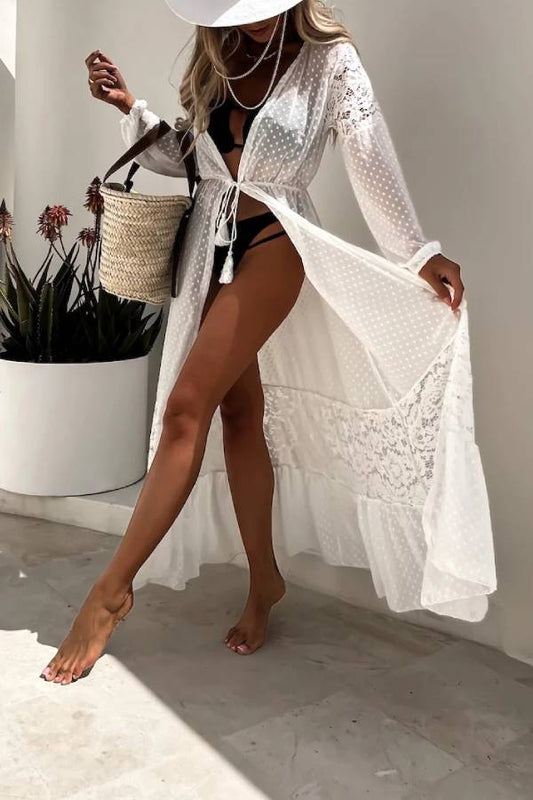 Wear a sunscreen long cardigan