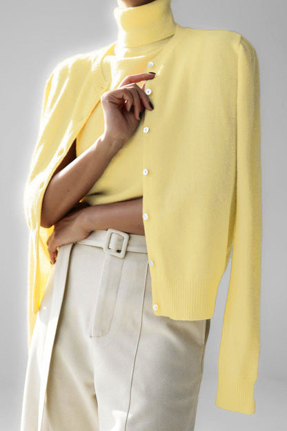 Effortless Vest-Cardigan Set