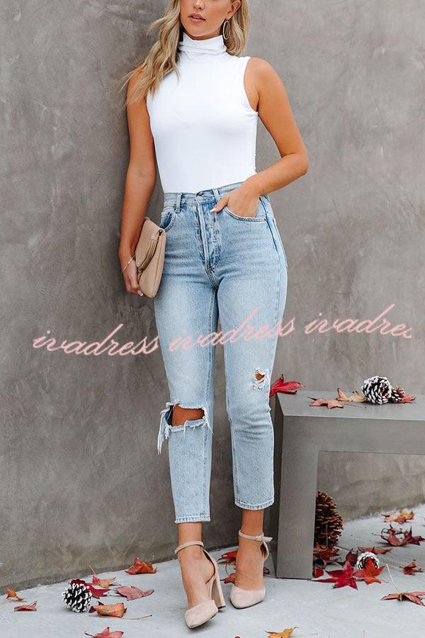 Top de cuello alto sin costuras Dressed To The Nines 