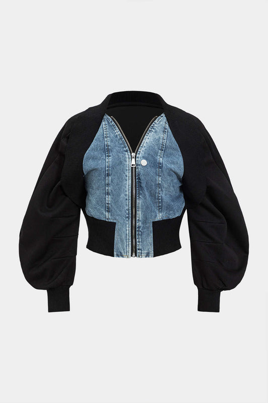 Bomber Jacket  Denim
