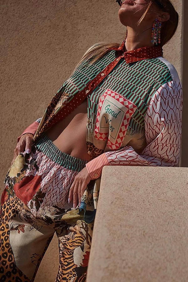 Leopard Print Casual Set