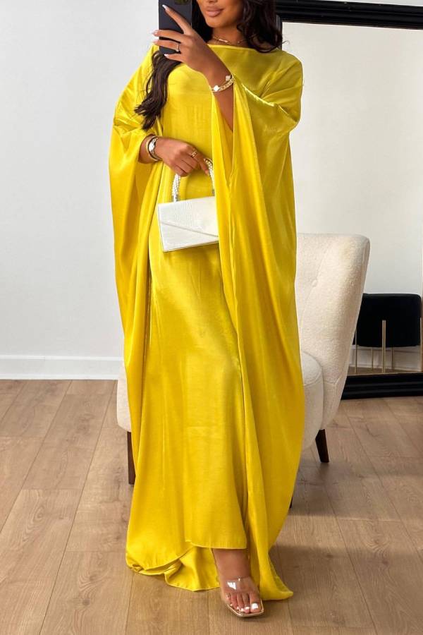 Vestido de manga larga para desplazamientos con temperamento 