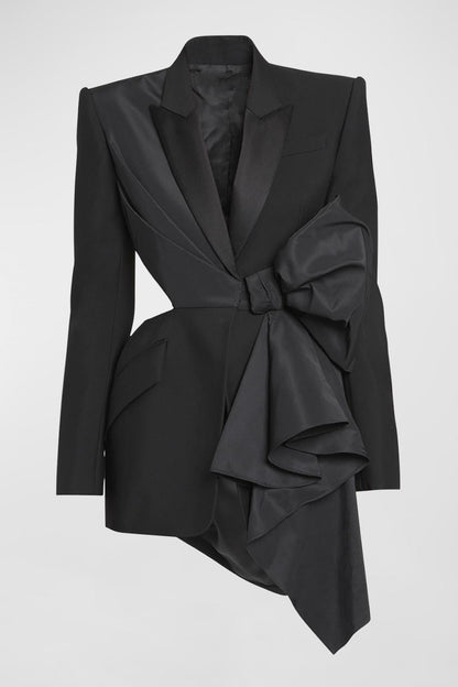 Layla Cut-out Bow-embellished Blazer