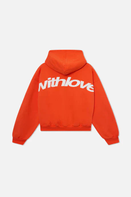The viral "WITH LOVE" Hoodie Orange