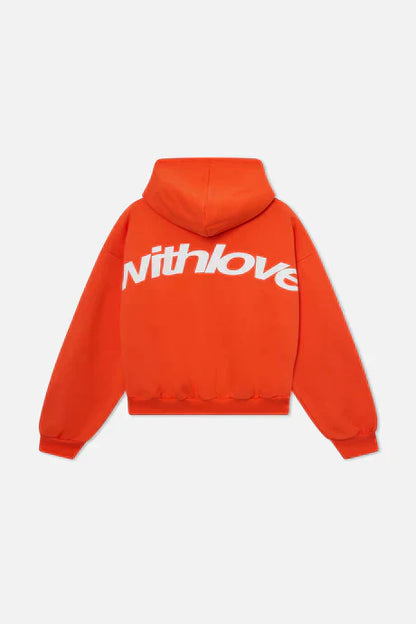 The viral "WITH LOVE" Hoodie Orange