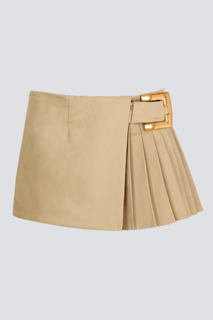 Acie Asymmetric Belted Skirt