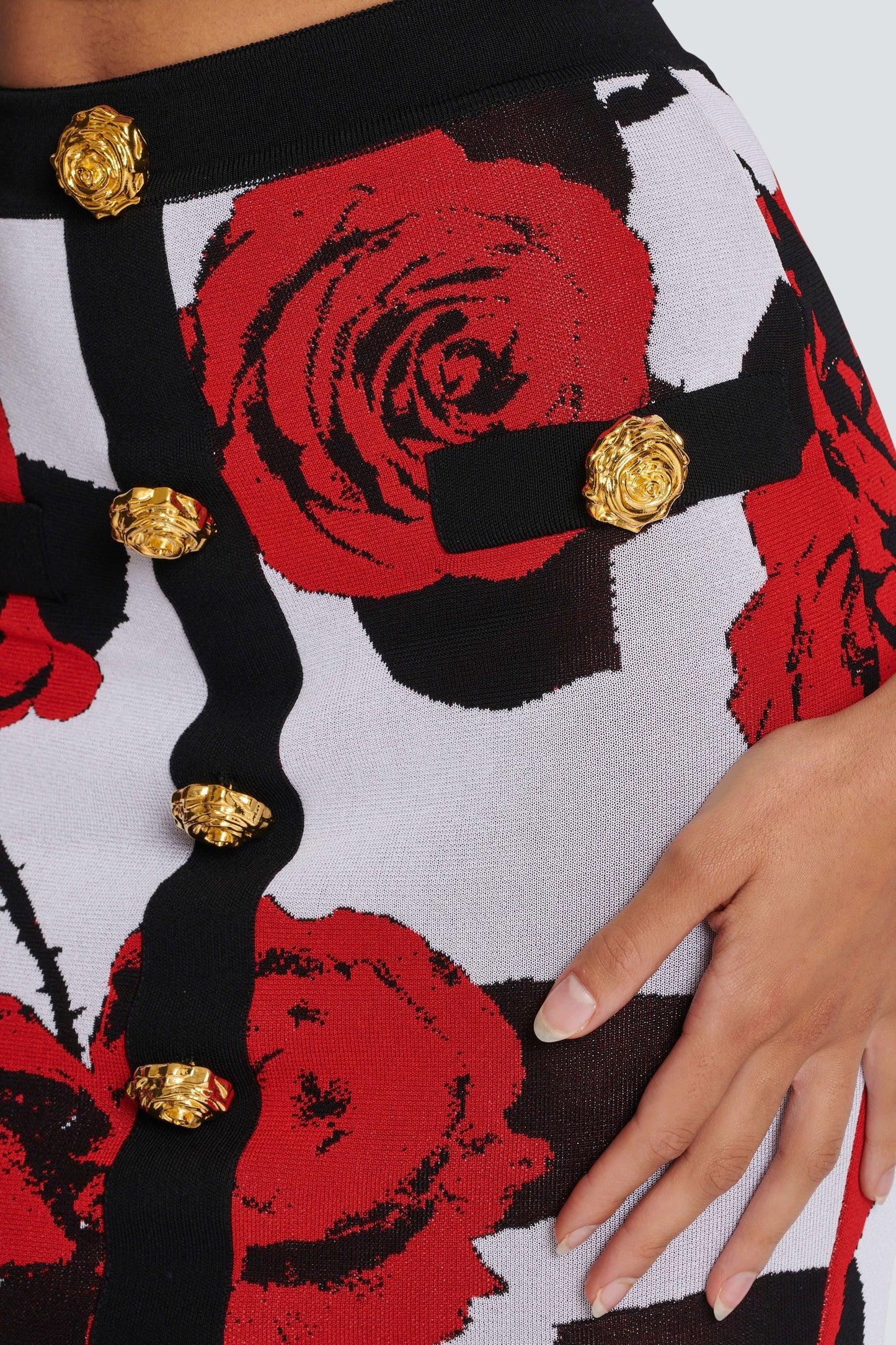 Amiya Rose Jacquard Skirt