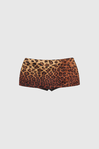 Amytis Leopard Mini Skirt