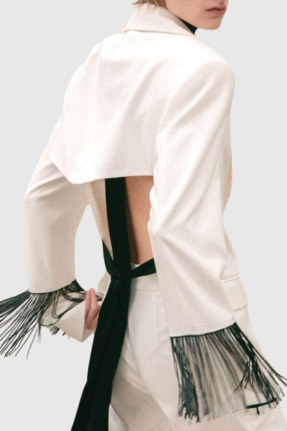 Anneli Fringe Blazer & Pants Set