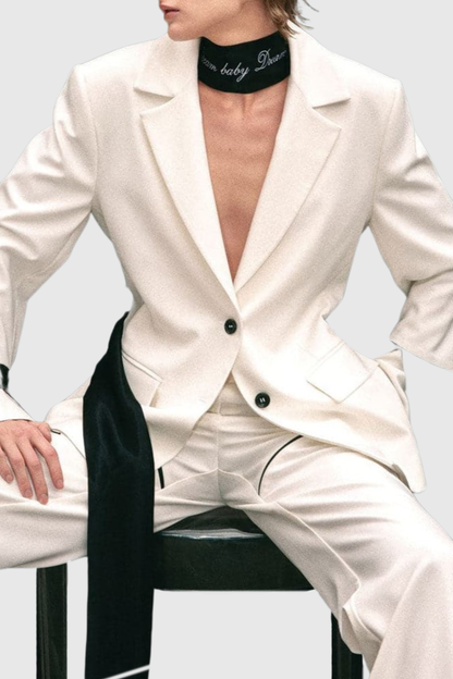 Anneli Fringe Blazer & Pants Set