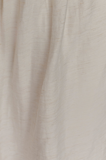 Annike Ruched Top & Knot Maxi Skirt Set - White