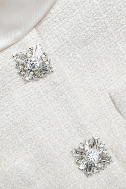 Archiba Tweed Blouse Top & Midi Skirt set