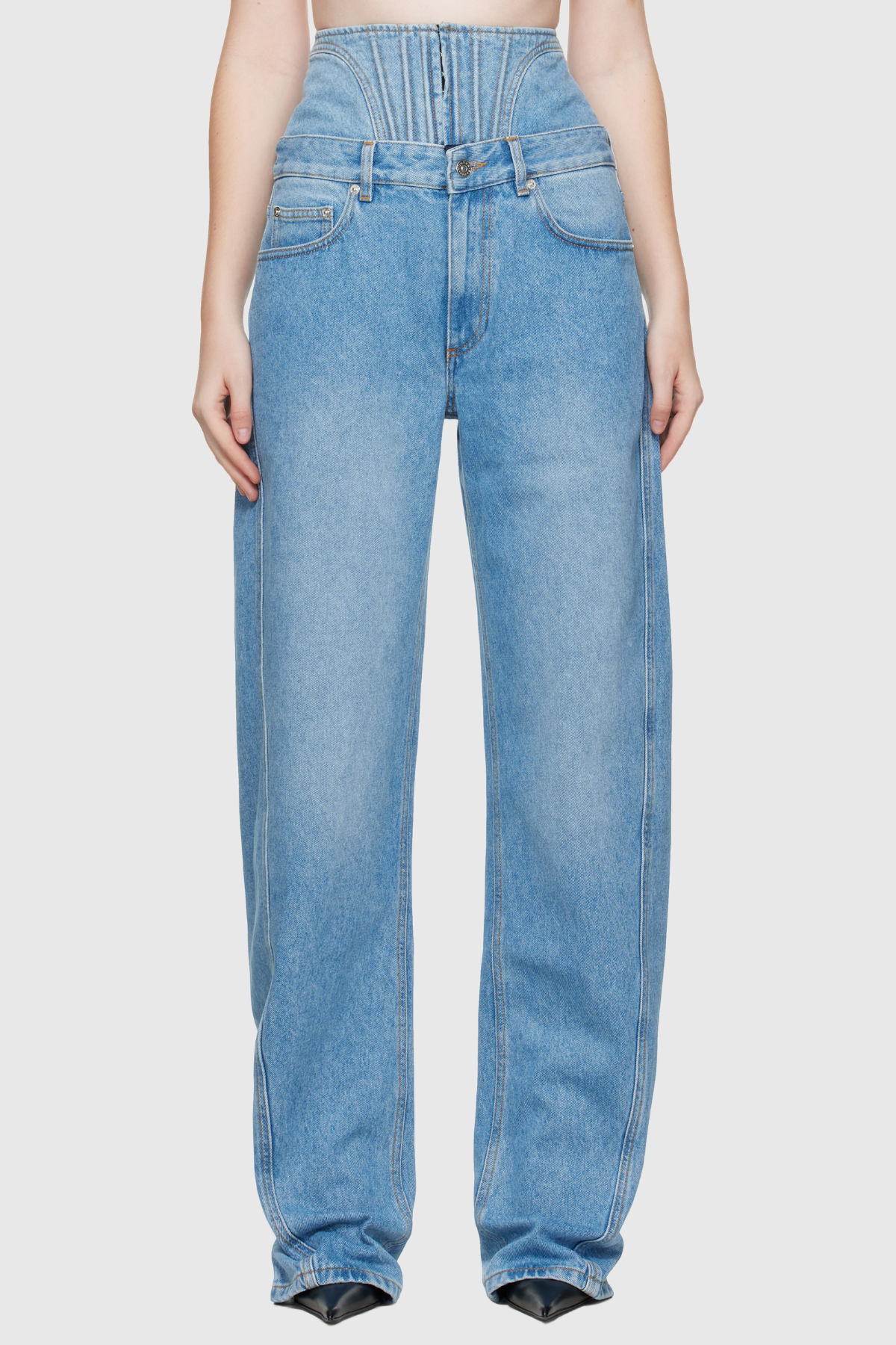 Aryan Corset Jeans - Blue