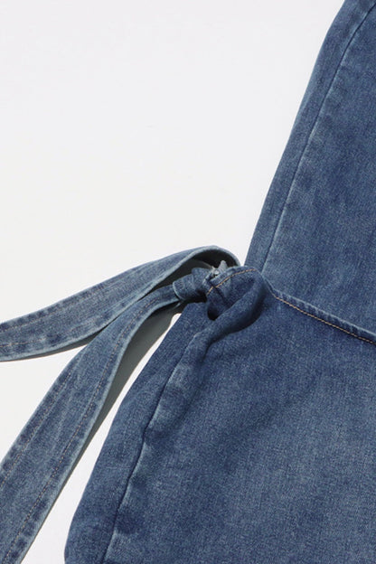 Avalon Knot Lace Up Jeans