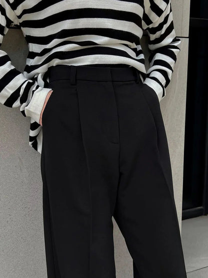 High Waist Wide Leg Trousers | Tailored Office to Evening