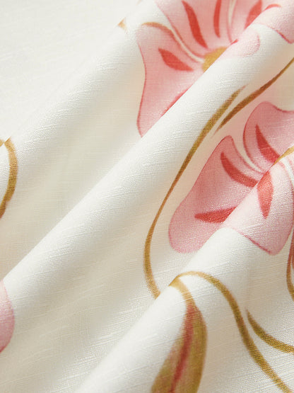 Romantic Print Short Dress