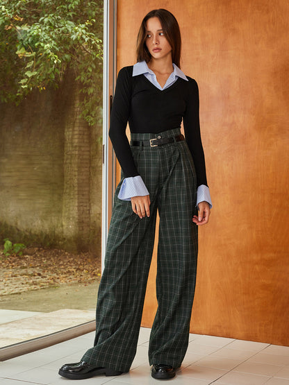 V-Neck Knit Chic Sweater